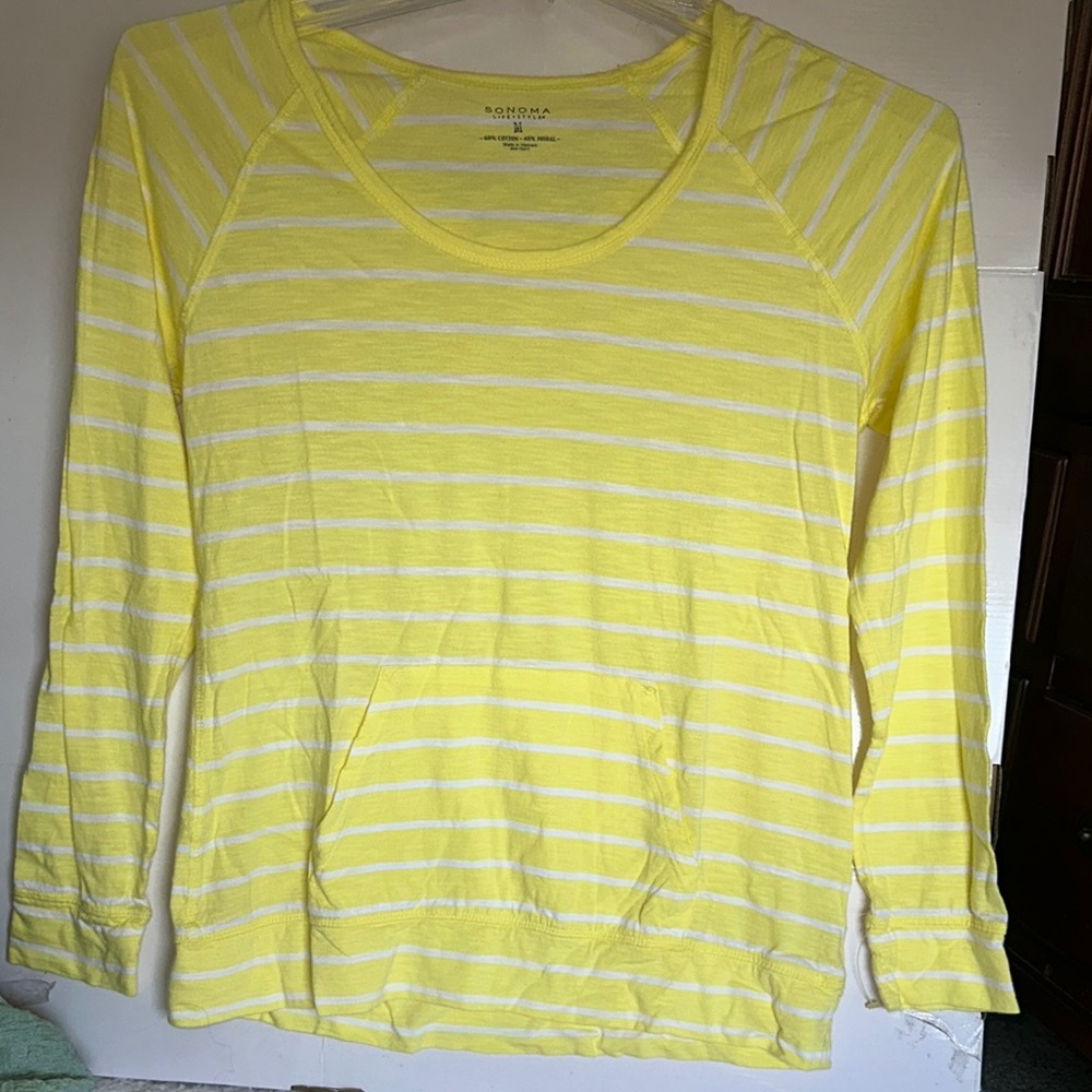 Sonoma Yellow Fitted 3/4 Sleeve Hoodie